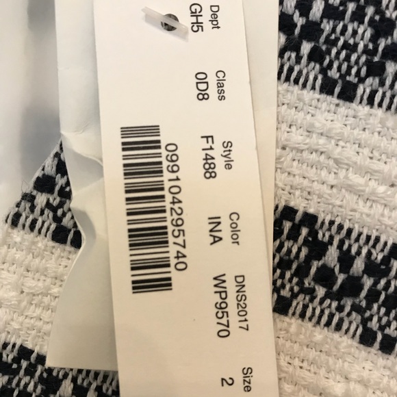 J. Crew Navy and White Striped Sheath Dress - Picture 4 of 5